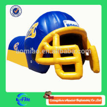 customized popular football team inflatable football helmet tunnel